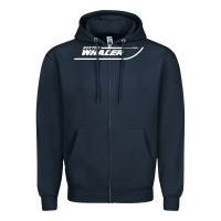 Navy boston whaler1 t shirt Zipper Hoodie - artisFamous