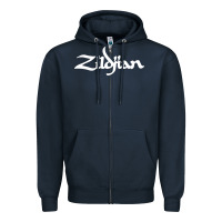 Navy cymbals Zipper Hoodie - artisFamous
