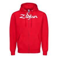Red cymbals Zipper Hoodie - artisFamous
