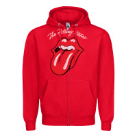 Red the  rol.li  sto.nes  colors ton   t shirt Zipper Hoodie - artisFamous