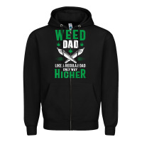 Black weed dad le.ga.li.ze ma.riju.a.na pot weed gift   t shirt Zipper Hoodie - artisFamous