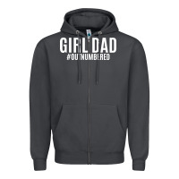 Smoke Girl Dad Zipper Hoodie - artisFamous