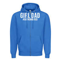 True Royal Girl Dad Zipper Hoodie - artisFamous