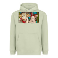 Matcha Charolais bull and calf Heavyweight Hoodie - RanaPortraitStore