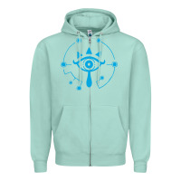 Seafoam zel.da br.ea.th of the w.i.l.d she.i.k.ah eye lo. t shirt Zipper Hoodie - artisFamous