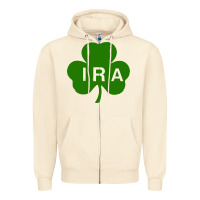 Sandshell ira irish lucky shamrock st patrick's day Zipper Hoodie - artisFamous