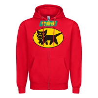 Red yamato transfer transport Zipper Hoodie - artisFamous