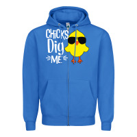 True Royal kids chick dig me Zipper Hoodie - artisFamous