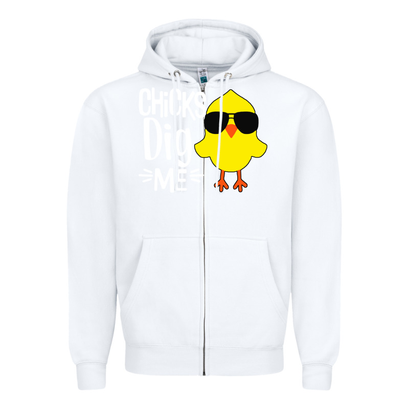 Kids Chick Dig Me Zipper Hoodie by artisFamous | Teevron