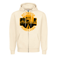 Sandshell pittsburgh pennsylvania Zipper Hoodie - artisFamous