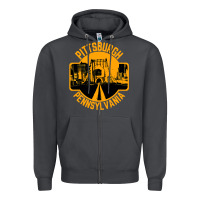 Smoke pittsburgh pennsylvania Zipper Hoodie - artisFamous