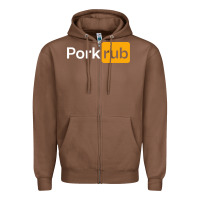 Chestnut pork rub Zipper Hoodie - artisFamous