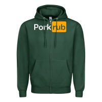 Sports Green pork rub Zipper Hoodie - artisFamous