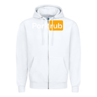 White pork rub Zipper Hoodie - artisFamous