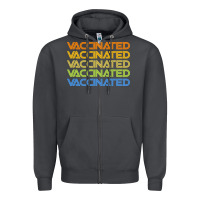 Smoke vaccinated retro Zipper Hoodie - artisFamous