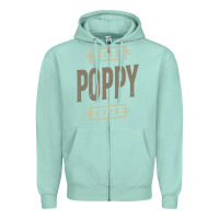 Seafoam Mens Best Poppy Ever | Poppy Gift Zipper Hoodie - artisFamous