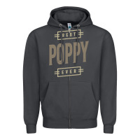 Smoke Mens Best Poppy Ever | Poppy Gift Zipper Hoodie - artisFamous