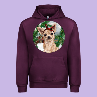 Chihuahua And Farm Urban Hoodie Designed By Ranaportraitstore