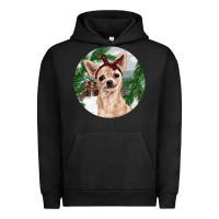 Pigment Black Chihuahua And Farm Urban Hoodie - RanaPortraitStore