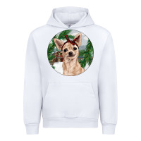 White Chihuahua And Farm Urban Hoodie - RanaPortraitStore