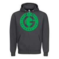 Smoke Greensleeves Records Zipper Hoodie - artisFamous