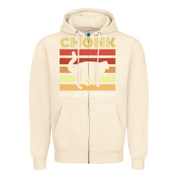 Sandshell chonk cat funny cat meme cat dad cat mom Zipper Hoodie - artisFamous
