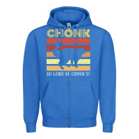 True Royal chonk cat funny cat meme cat dad cat mom Zipper Hoodie - artisFamous