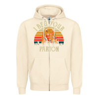 Sandshell vintage i beg your parton Zipper Hoodie - artisFamous