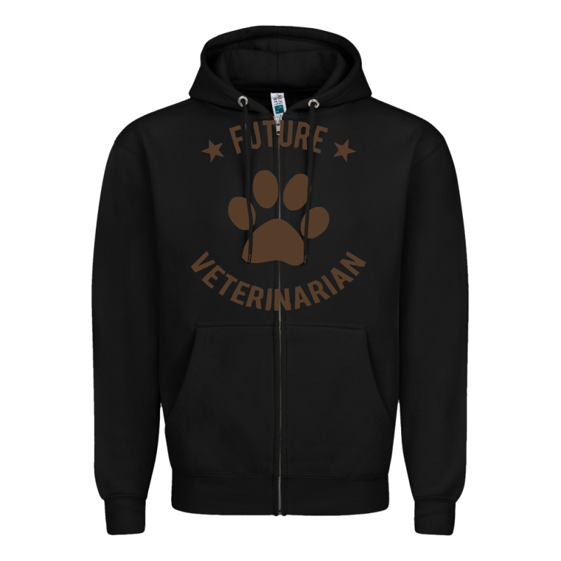 Future Veterinarian Zipper Hoodie by artisFamous | Teevron