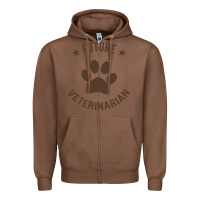 Chestnut future veterinarian Zipper Hoodie - artisFamous