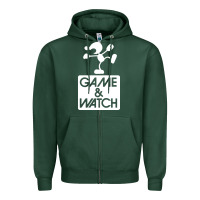 Sports Green game & watch tribute Zipper Hoodie - artisFamous