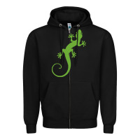 Black gecko reptile Zipper Hoodie - artisFamous