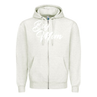 Oatmeal Heather boy mom Zipper Hoodie - artisFamous