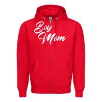 Red boy mom Zipper Hoodie - artisFamous