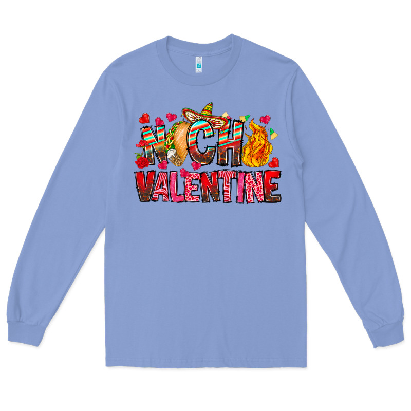Nacho Valentine Long Sleeve Tee by CowhideDigitalArt | Teevron
