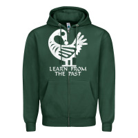 Sports Green african adinkra sankofa Zipper Hoodie - artisFamous