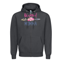 Smoke blessed momma Zipper Hoodie - artisFamous