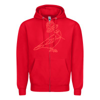 Red democratic socialists of america Zipper Hoodie - artisFamous