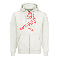 Oatmeal Heather democratic socialists of america Zipper Hoodie - artisFamous