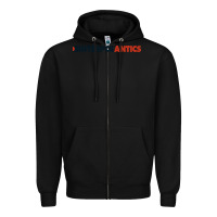 Black interpol antics crop top Zipper Hoodie - artisFamous