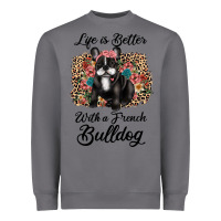 Storm life is better with a french bulldog Heavyweight Sweatshirt - JahusDesignShop