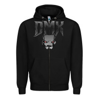 Black dmx Zipper Hoodie - artisFamous