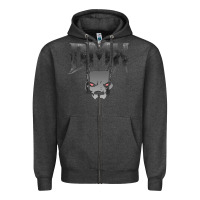 Charcoal Heather dmx Zipper Hoodie - artisFamous