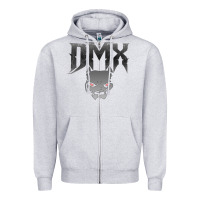 Heather Grey dmx Zipper Hoodie - artisFamous