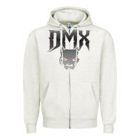 Oatmeal Heather dmx Zipper Hoodie - artisFamous