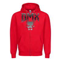 Red dmx Zipper Hoodie - artisFamous