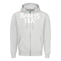 Dove Grey barry's tea graphic Zipper Hoodie - artisFamous