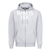 Heather Grey barry's tea graphic Zipper Hoodie - artisFamous