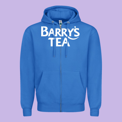 Barry's Tea Graphic Zipper Hoodie Designed By Artisfamous