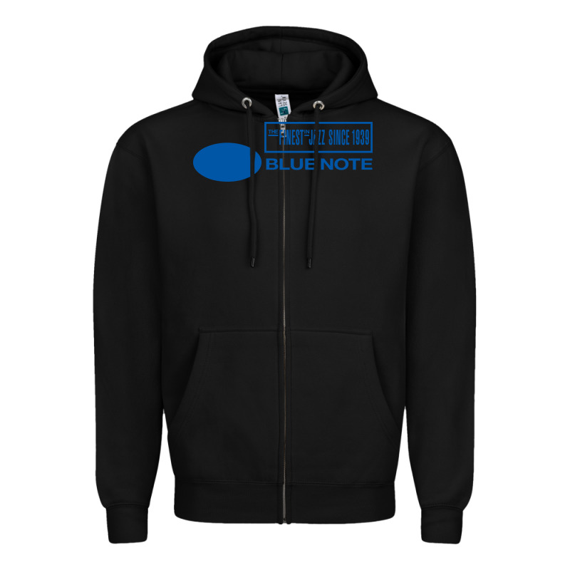 Blue Note Jazz Music Records Zipper Hoodie by artisFamous | Teevron